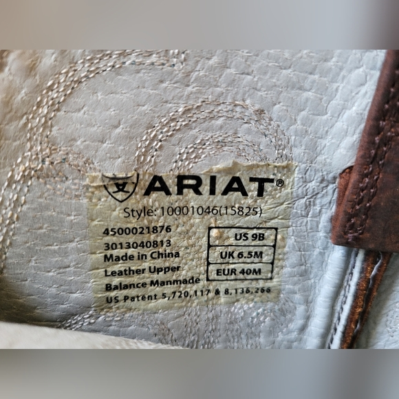 Ariat Western Boots Men Size 9B - Picture 7 of 8